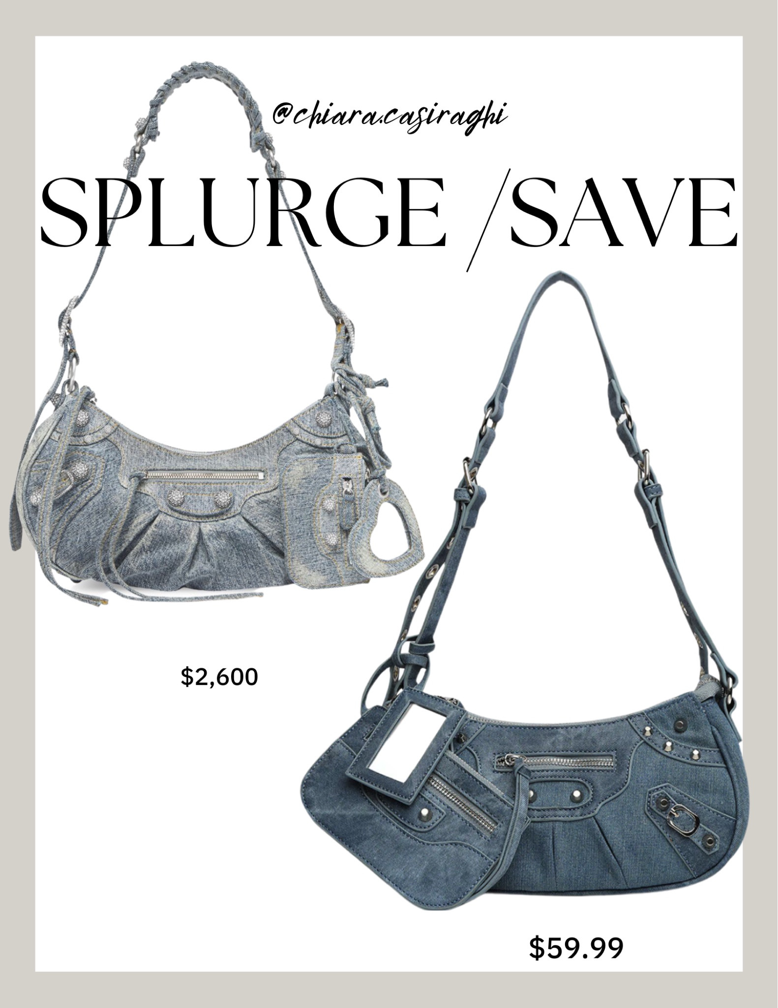 Balenciaga bag, designer bag, designer sale, designer for less, sale, denim bag, fall bag, crossbody bag, designer fashion

#LTKsalealert #LTKitbag #LTKSeasonal