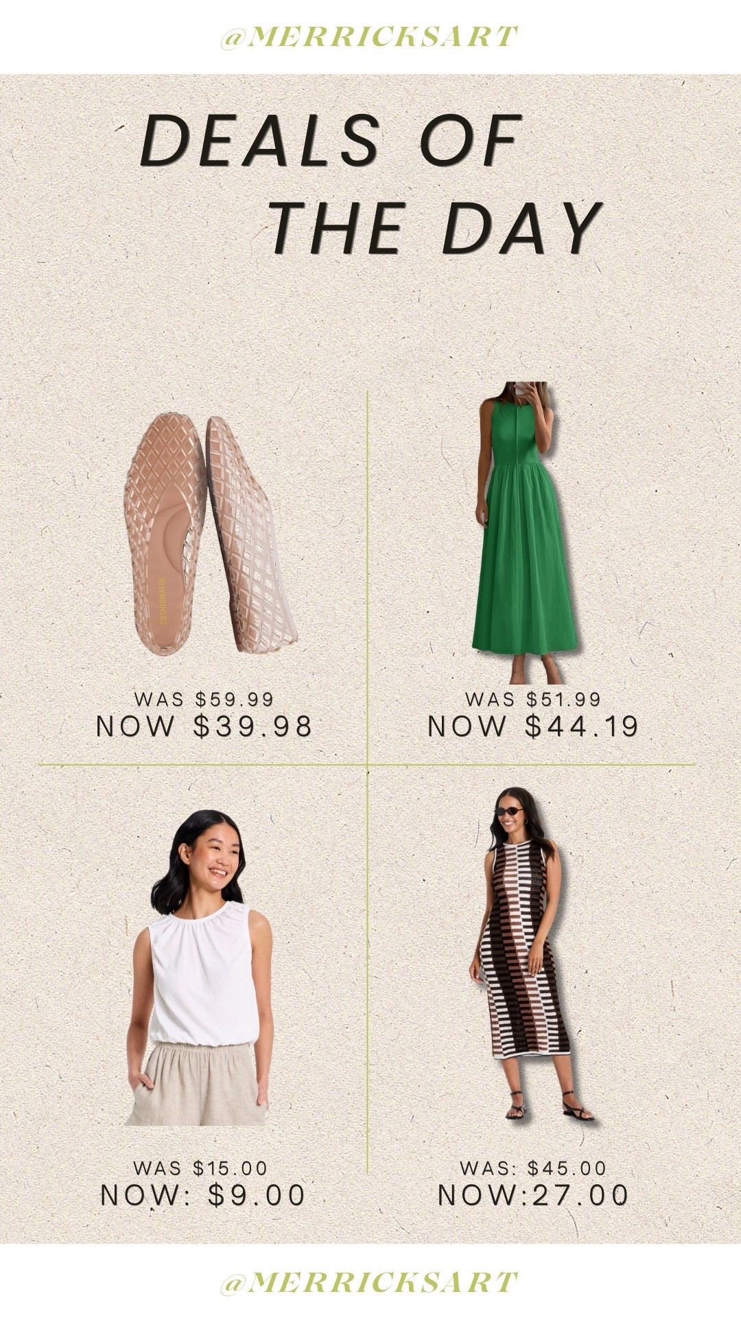 Daily deals! Cute jelly flats, fabulous summer dress, bubble hem tee, and crocheted coverup or summer dress.

#LTKootd #LTKSaleAlert