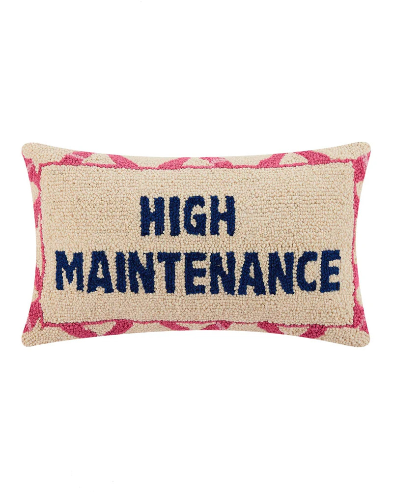 High Maintenance Hook Pillow | Care Tucker