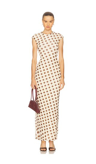 Cody Dress in Gold Halo Dot | Revolve Clothing (Global)