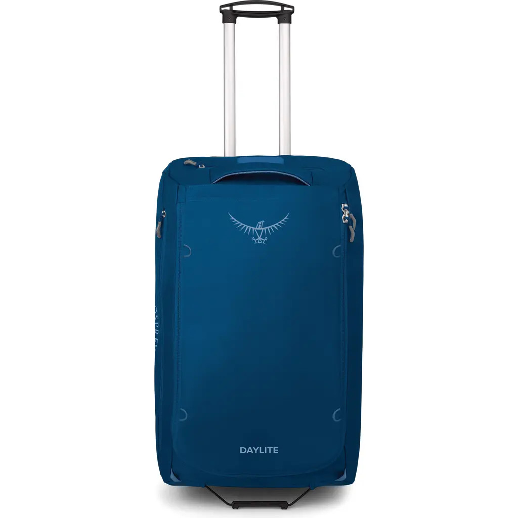 Osprey Daylite 85-Liter 28-Inch Wheeled Duffle Bag Luggage in Night Shift Blue at Nordstrom | Nordstrom