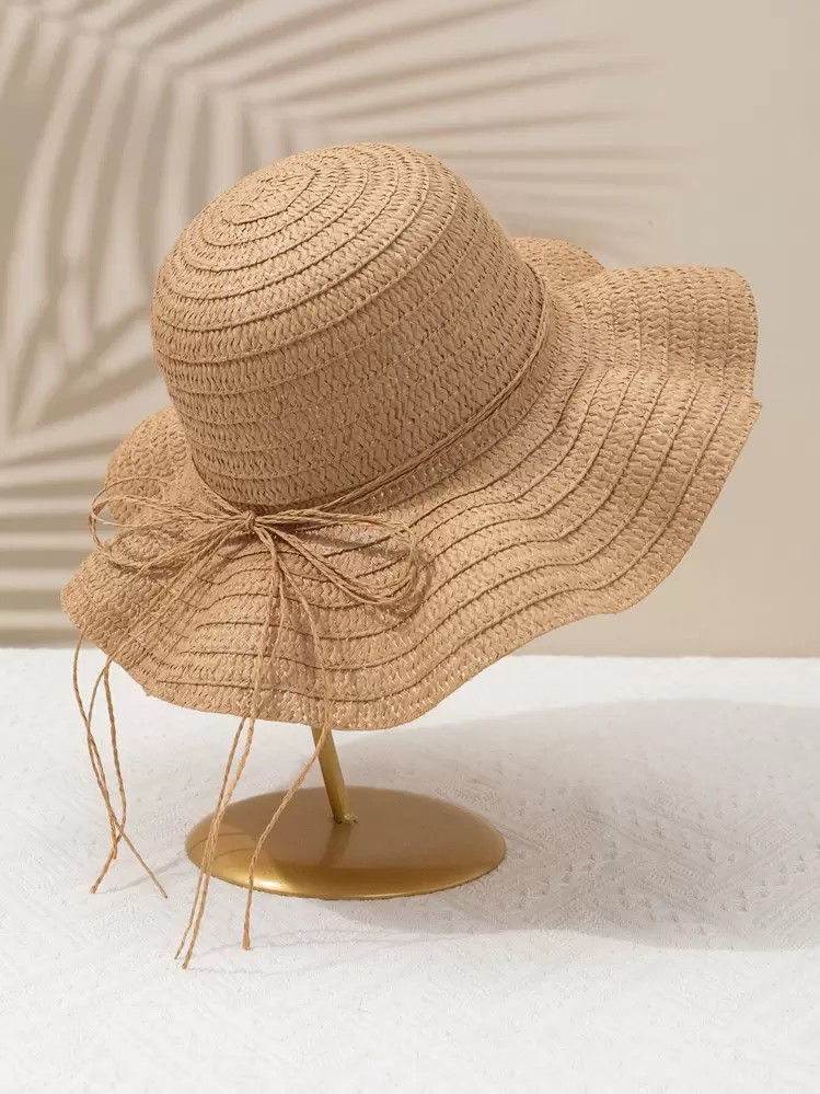 Toddler Kids Rope Decor Straw Hat | SHEIN