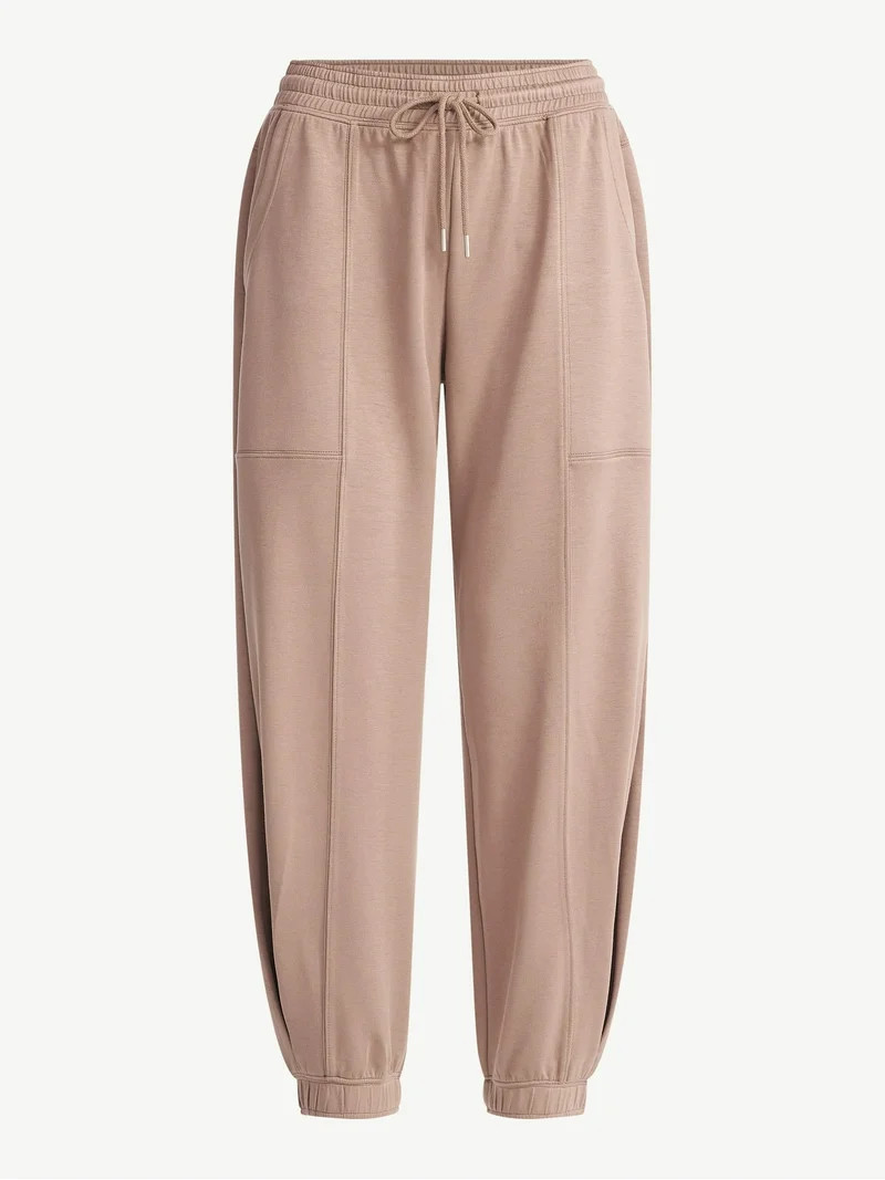 Scoop Women's and Women's Plus New Scubaknit Barrel Pants, Sizes XS-4X | Walmart (US)