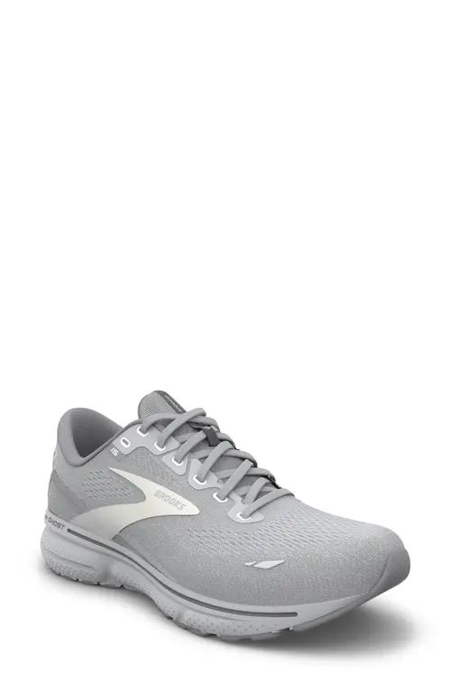 Brooks Ghost 15 Running Shoe in Oyster/Alloy/White at Nordstrom, Size 12 | Nordstrom