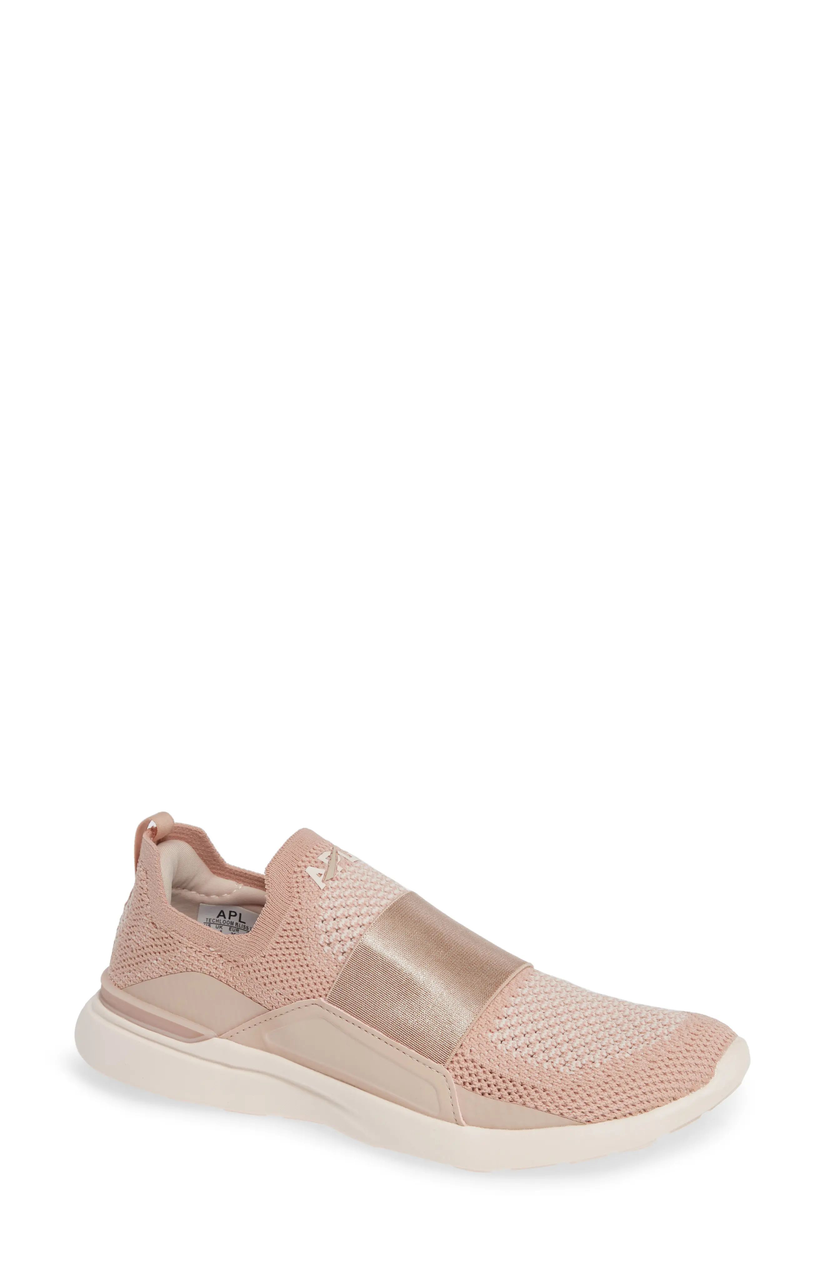 APL TechLoom Bliss Knit Running Shoe, Size 7 in Rose Dust/Nude at Nordstrom | Nordstrom