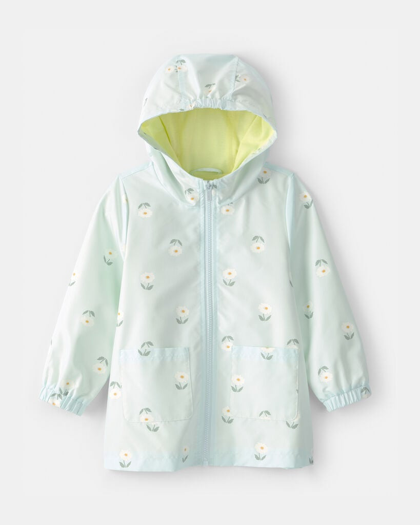 Carter's toddler girl floral raincoat 2T Blue | Carter's Inc