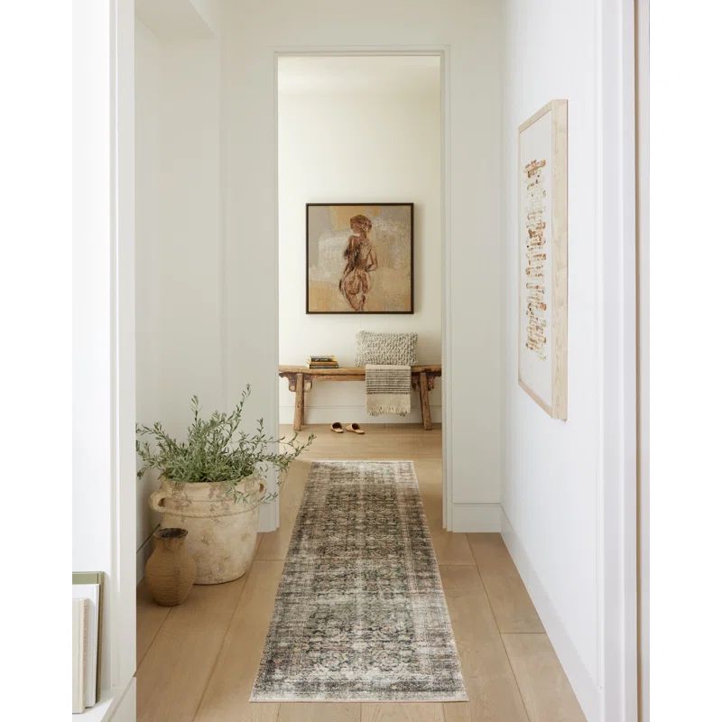 Amber Lewis x Loloi Morgan Navy / Sand Area Rug feat. CloudPile | Wayfair North America