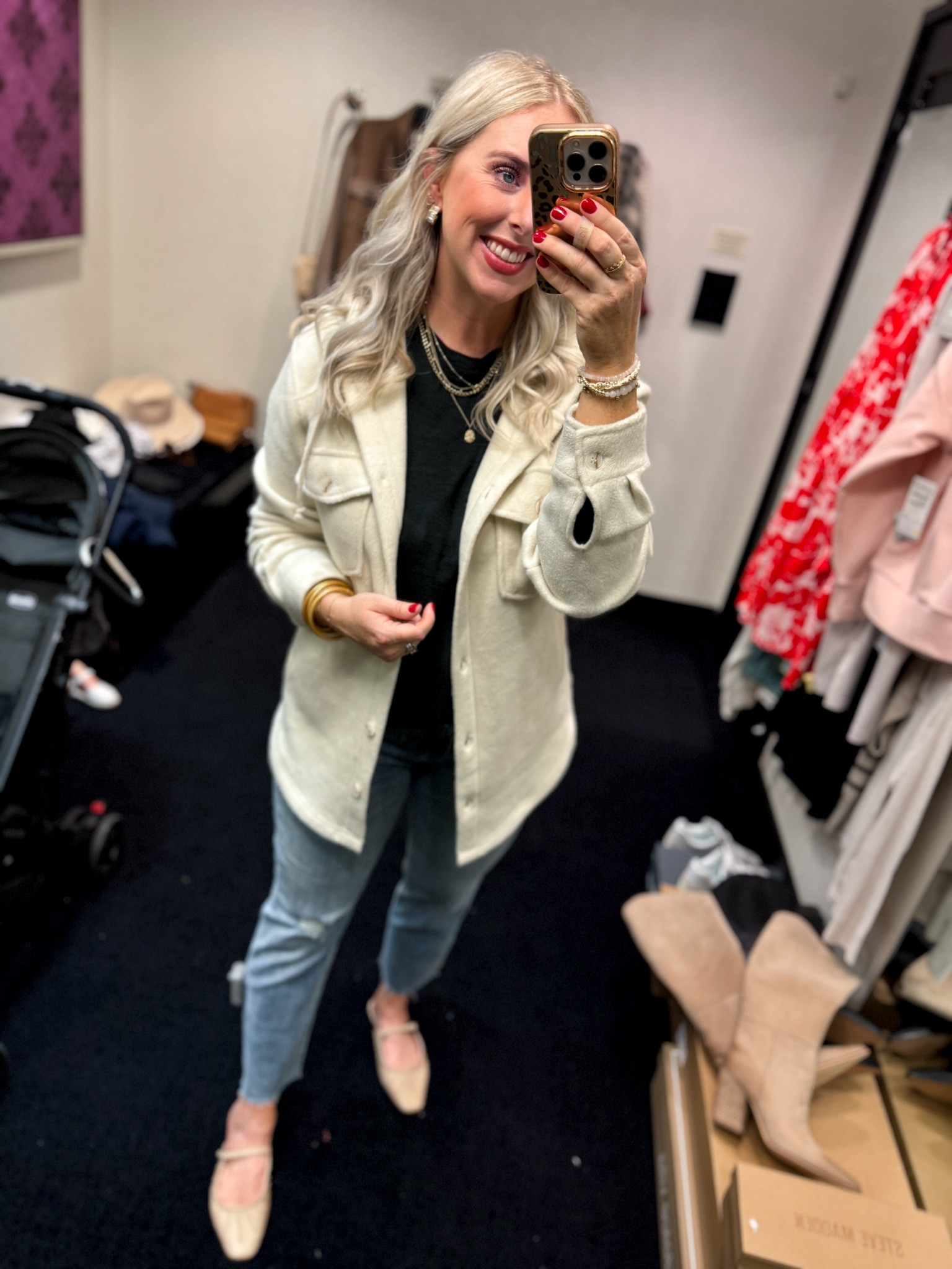 Nordstrom Anniversary Sale try on 
Shacket- medium 
Oversized Long sleeve tee- medium 

#LTKSaleAlert #LTKxNSale #LTKSummerSales