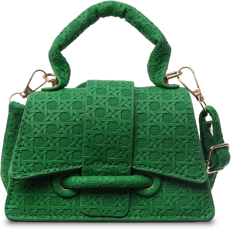 FALETO Mini Purses for Women Cute Top Handle Crossbody Bag Stylish Tiny Clutch Handbag with Strap | Amazon (US)