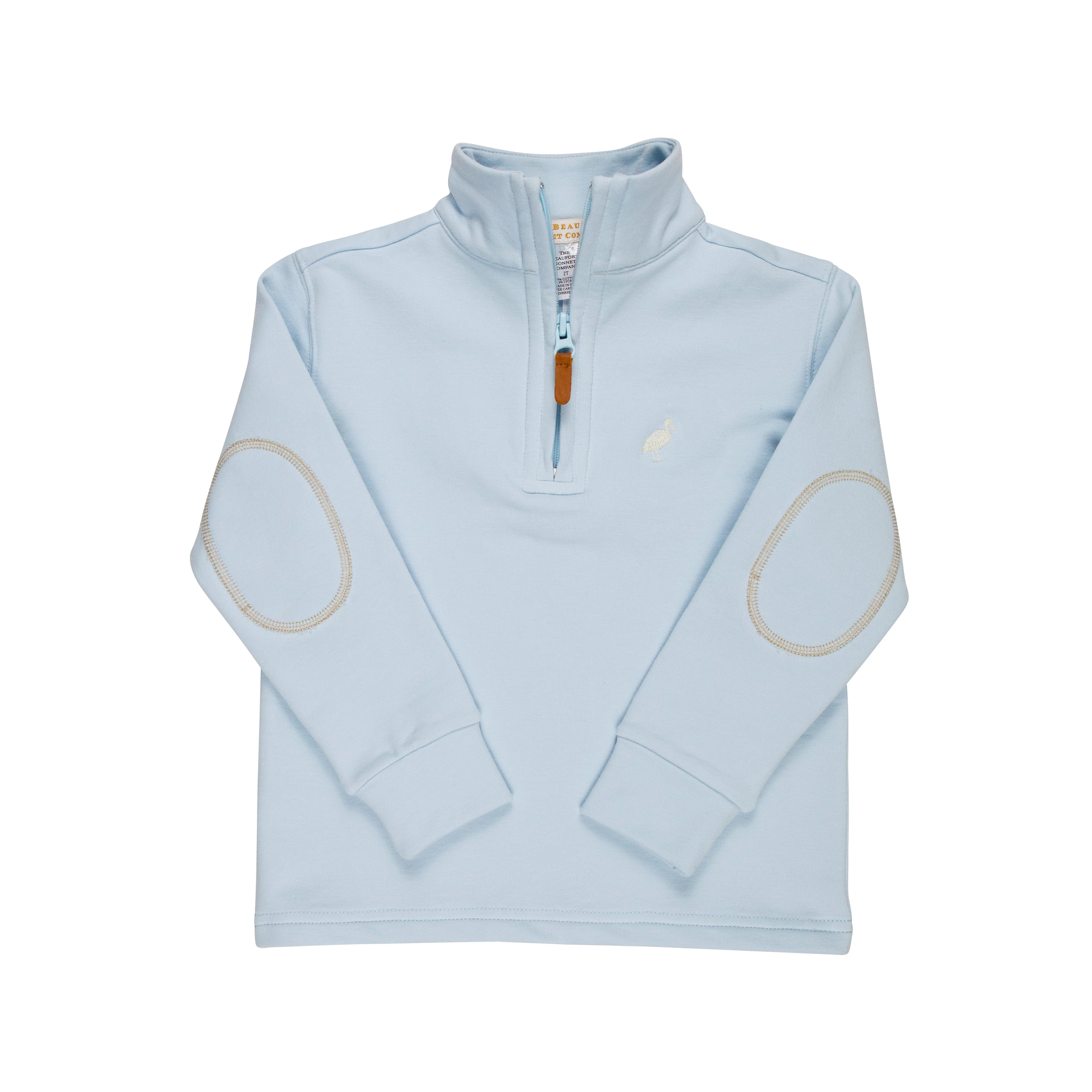 Hayword Half-Zip (Unisex) - Buckhead Blue with Palmetto Pearl Stork | The Beaufort Bonnet Company