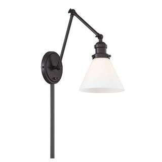 Filament Design 1-Light Oil Rubbed Bronze Sconce CLI-SH104939 | The Home Depot