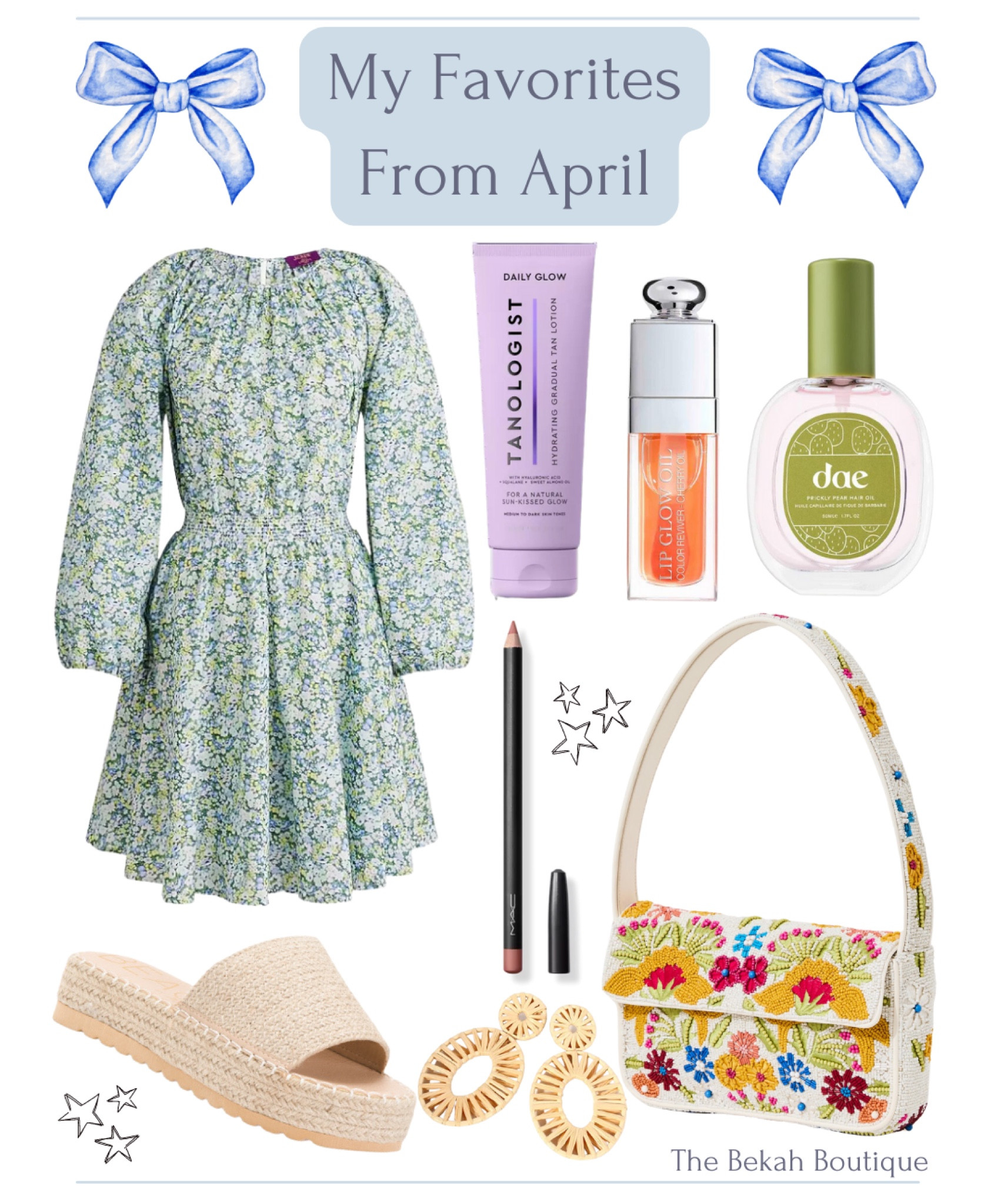 Today on The Bekah Boutique, I’m sharing all my favorites from April. Including this beautiful J. Crew floral dress that’s still on sale for under $35!

Floral dress, j. Crew, Liberty, Palermo, tanologist, daily glow lotion, tan, self tanner, Dior, lip glow oil, coral, Dae, prickly pear, hair oil, Mac, lipliner, dervish, beach by Matisse, espadrille sandals, Amazon, wicker earrings, staud, tommy beaded bag

#LTKFind #LTKunder100