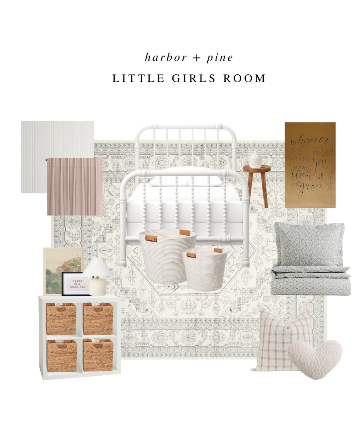 Little girls room design board 🤍

#LTKFind #LTKkids #LTKhome