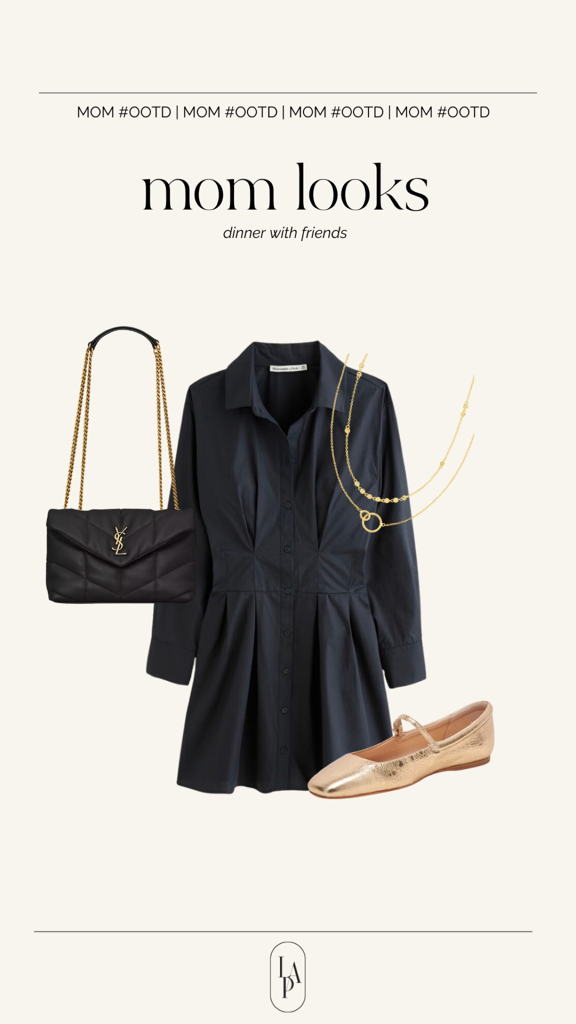 Dinner with friends mom outfit 