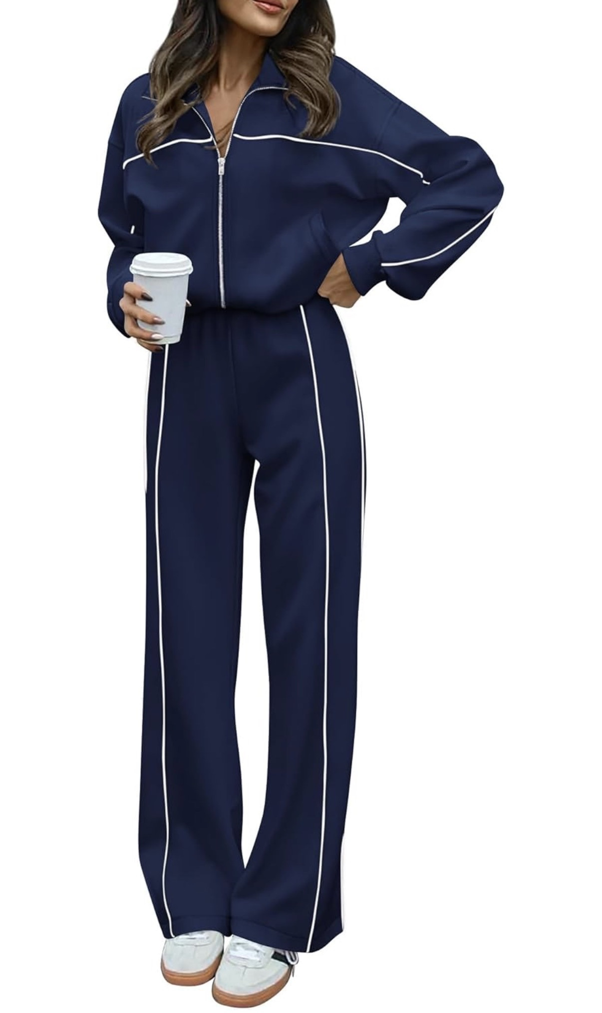 Love the detail on this track suit  