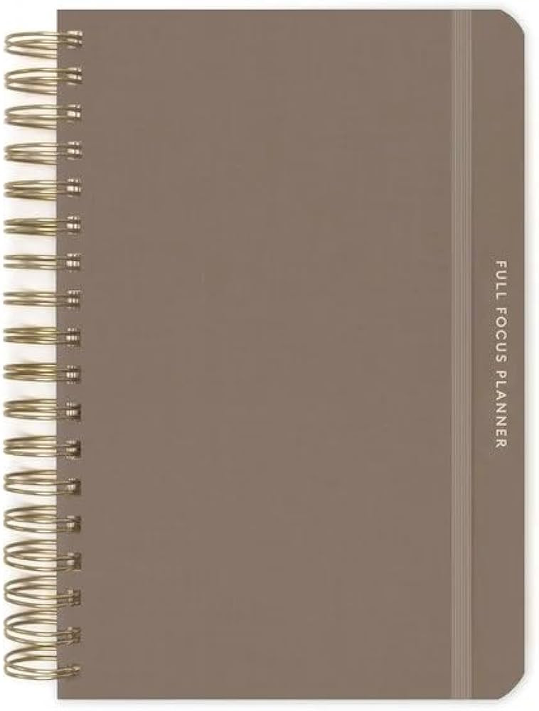 Full Focus Linen Coil Planner by Michael Hyatt - The #1 Daily Planner to Set Annual Goals, Increa... | Amazon (US)