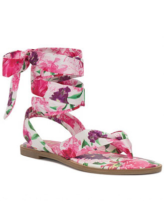 I.N.C. International ConceptsWomen's Maris Ankle Tie Flat Sandals | Macy's