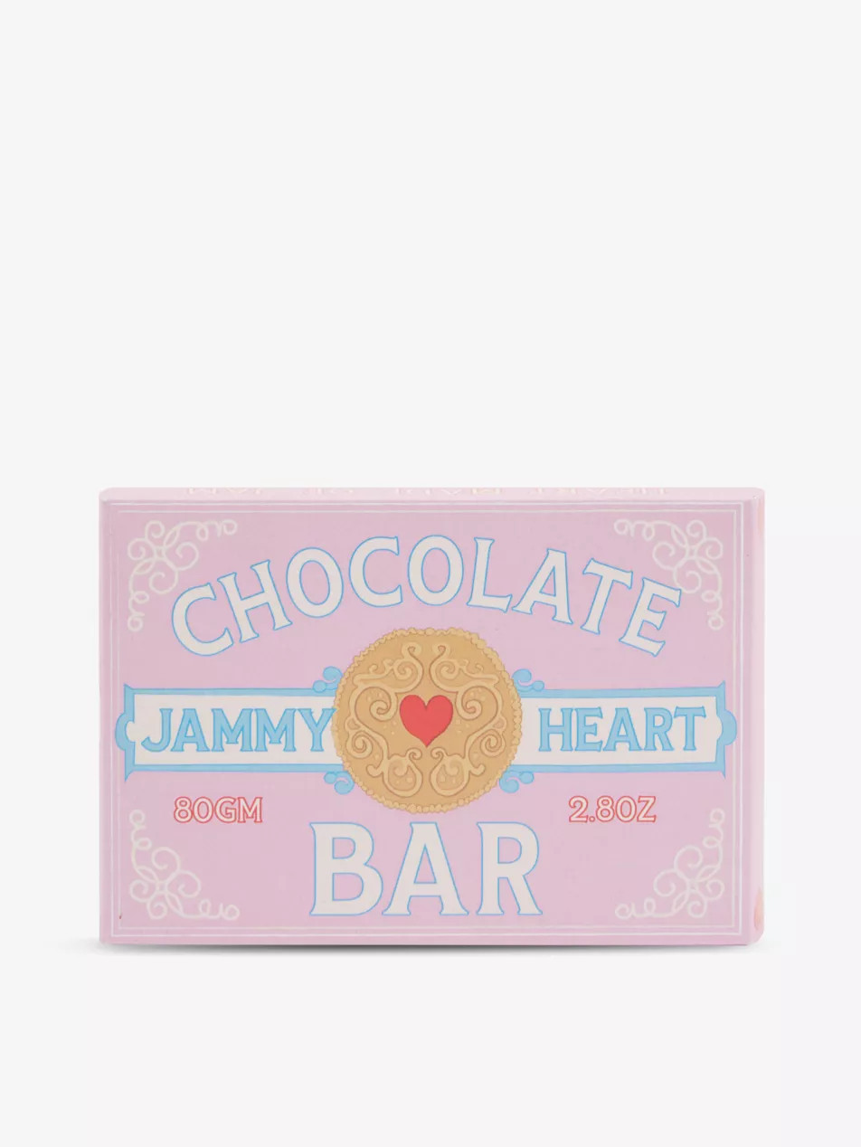 Ever So Jammy Heart white chocolate bar 80g | Selfridges