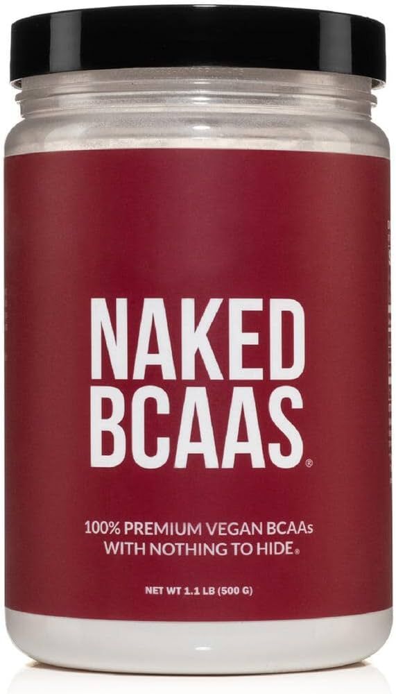 Naked BCAAs Amino Acids Powder, Only 1 Ingredient, 100% Pure 2:1:1 Formula, Vegan Unflavored Bran... | Amazon (US)