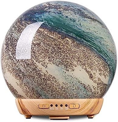 COOSA Moon Essential Oil Diffuser, Cool Mist Humidifier wiht 14 Colors Change Light,Waterless Aut... | Amazon (US)