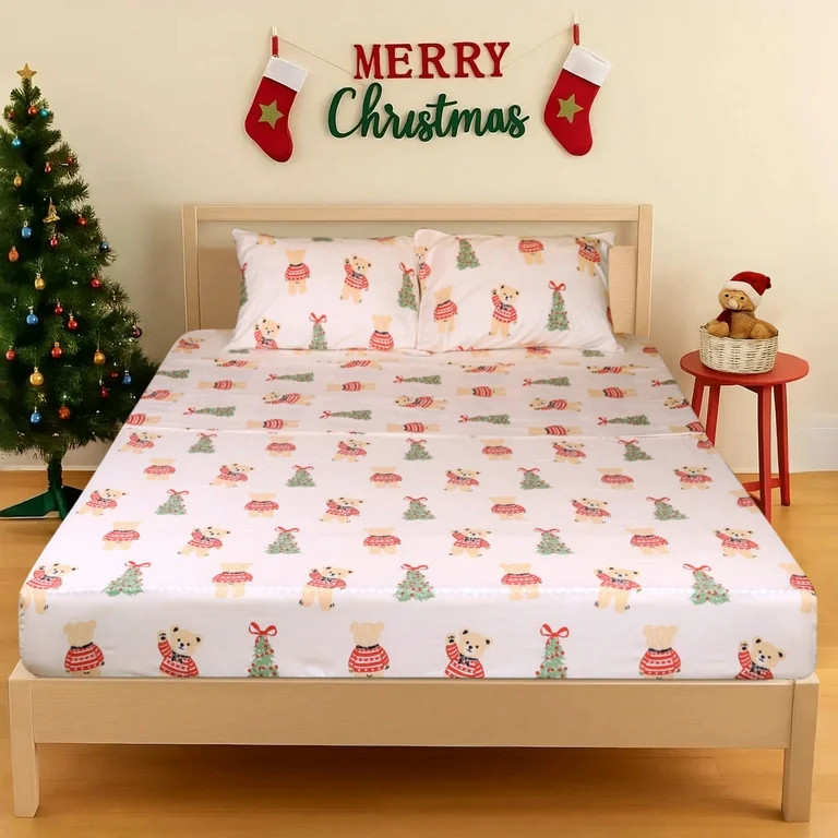 Gogreen 4PC Deep Pocket Full Sheet Set Fit 16", Breathable Microfiber Super Soft Full Size Sheet ... | Walmart (US)