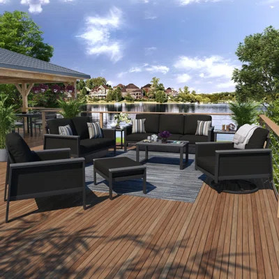 Townsend 7 Piece Sofa Seating Group with Sunbrella Cushions | Wayfair North America