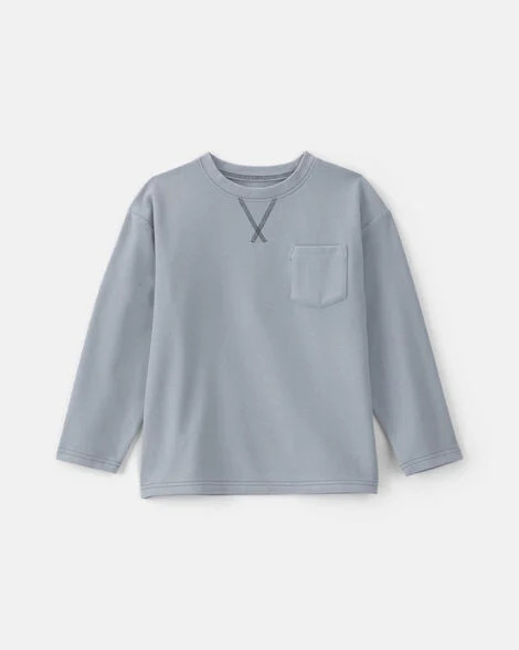 Boys Long-Sleeve T-Shirt - Blue - OshKosh B'gosh | Carter's | Carter's Inc