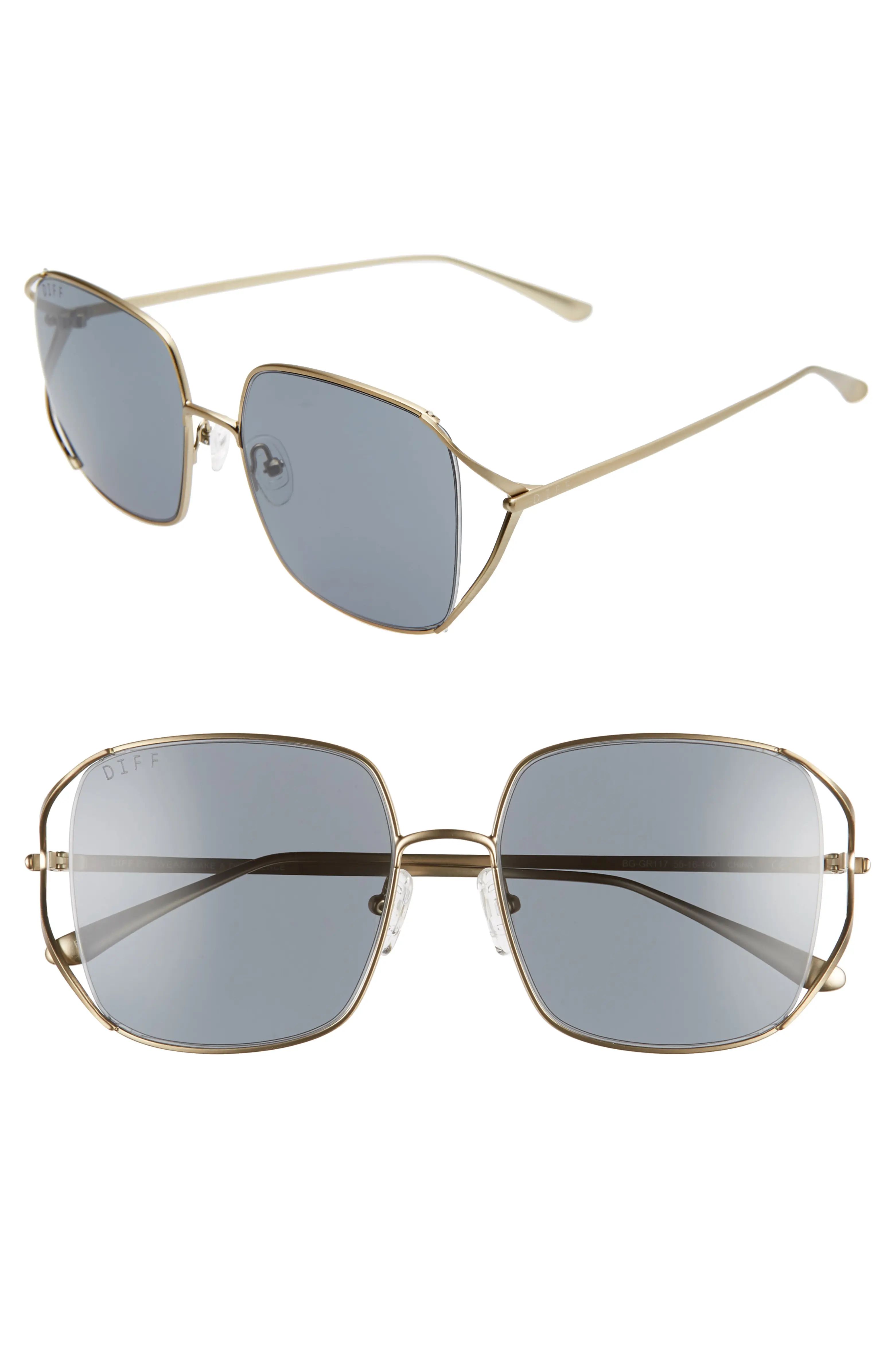 Frankie 56mm Square Sunglasses | Nordstrom