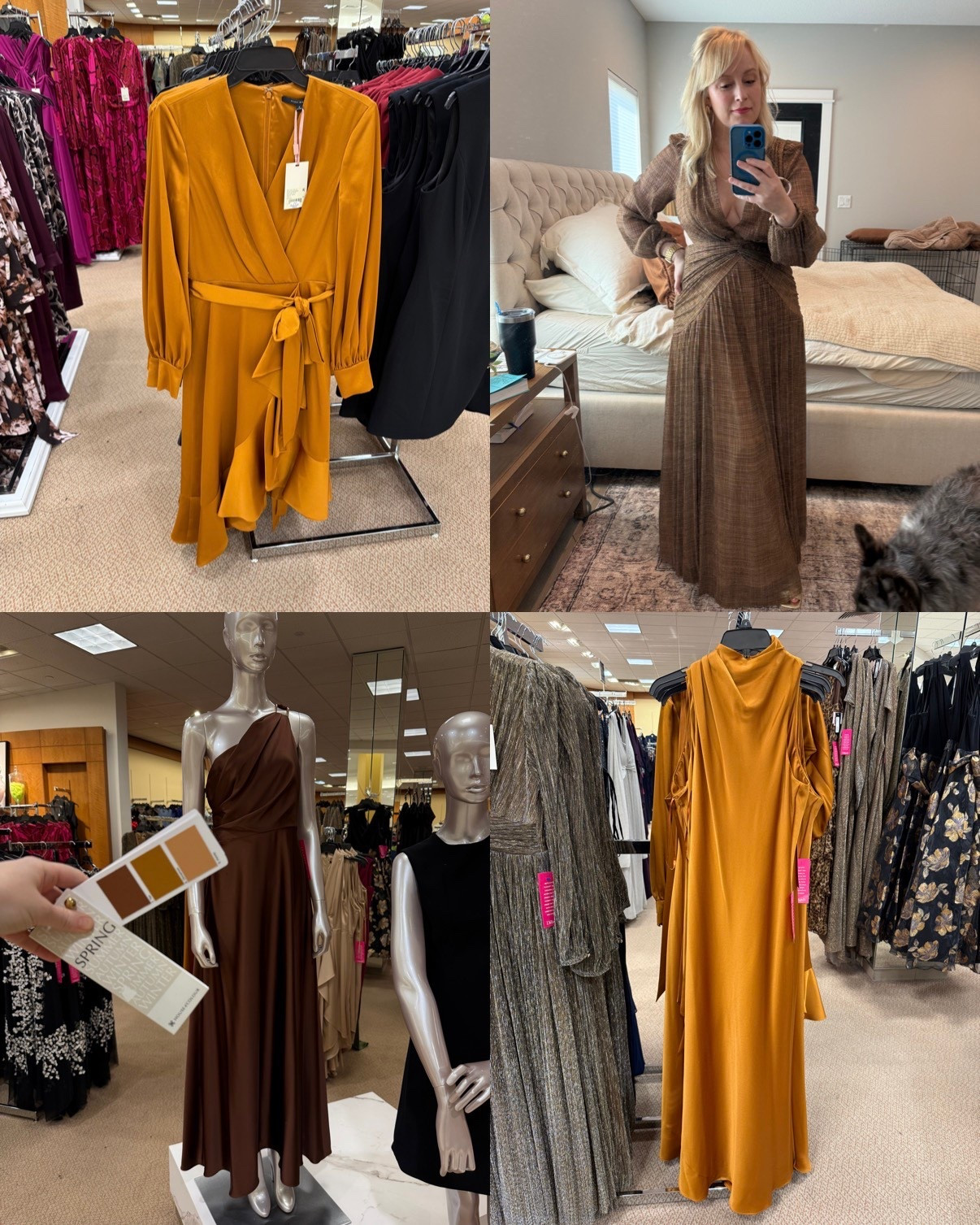 Wedding guest and formal dresses for House of Colour Springs. #hocchocolate #hoccinnamon 

#LTKStyleTip #LTKParties #LTKWedding