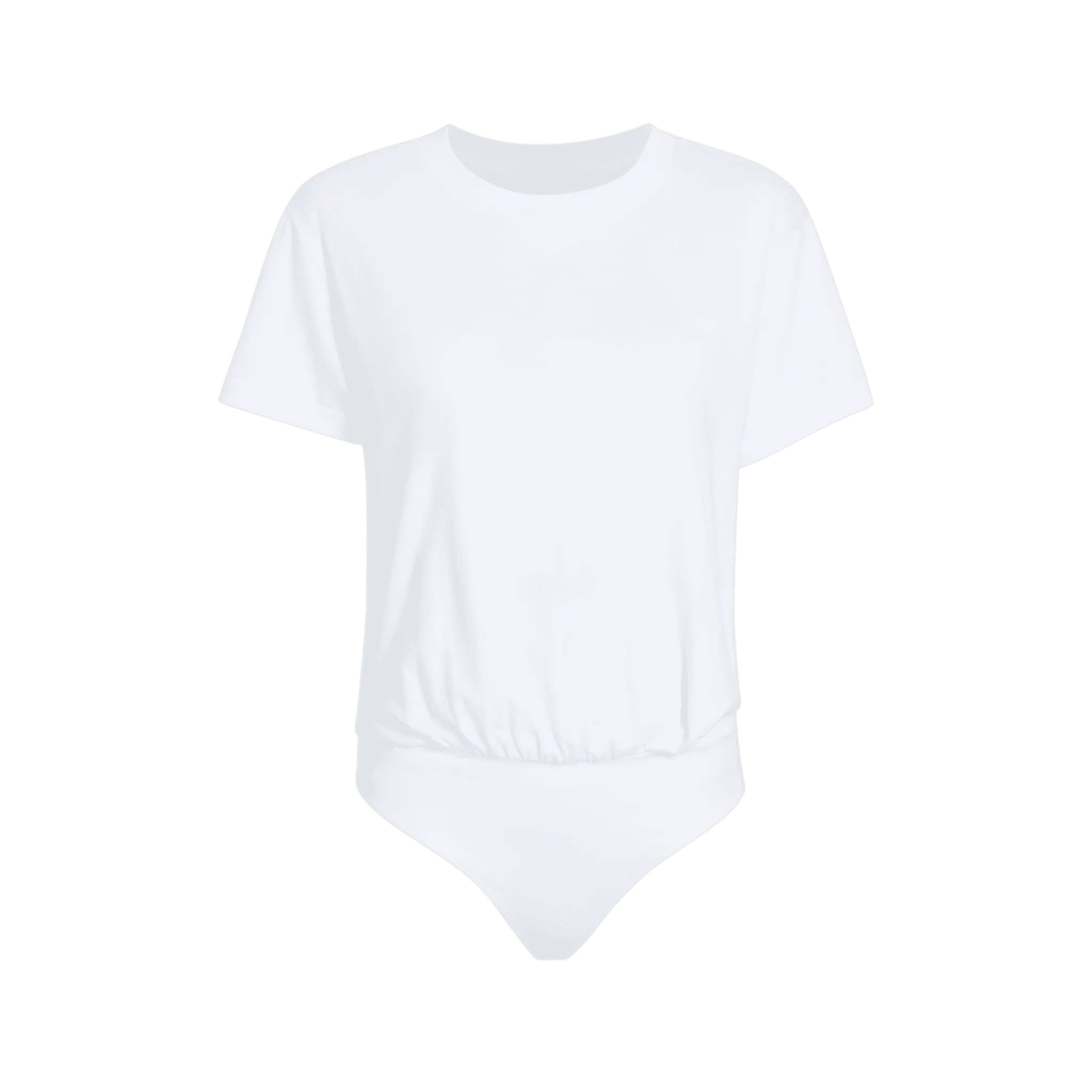 Everyday T-Shirt Bodysuit | White - nuuds | nuuds