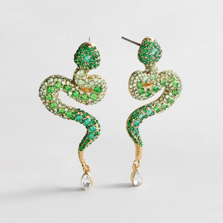 Hiss and Tell Snake Earrings | BaubleBar