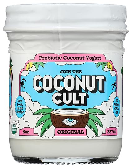 THE COCONUT CULT Organic Original Coconut Yogurt, 8 FZ | Amazon (US)