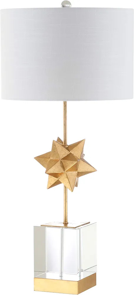 JONATHAN Y JYL5006A Estelle 32" LED Metal/Crystal Table Lamp Contemporary Transitional Bedside De... | Amazon (US)