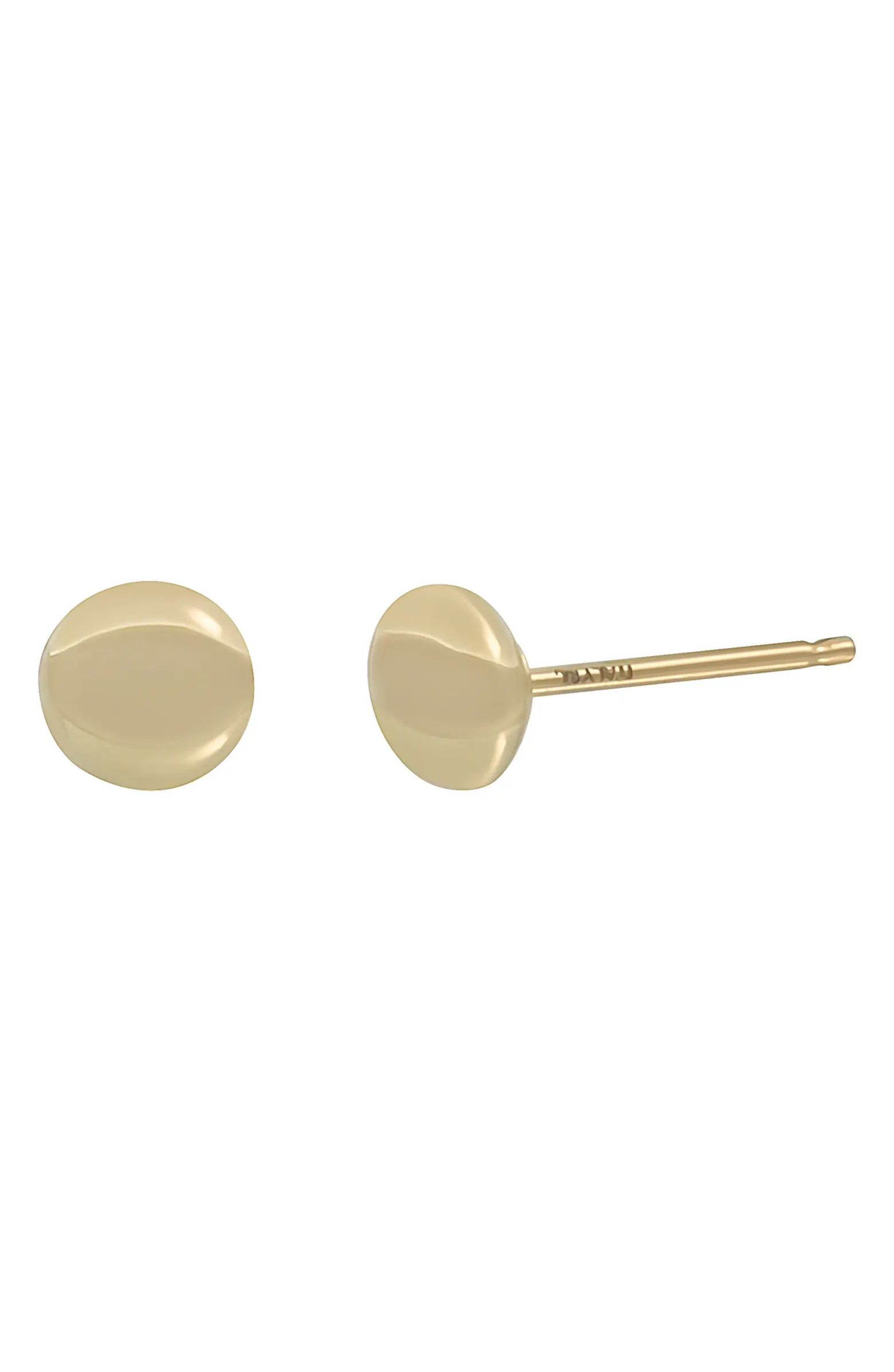 Bony Levy BLG 14K Gold Round Stud Earrings | Nordstromrack | Nordstrom Rack