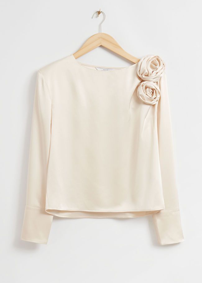 Rose-Appliqué Blouse | & Other Stories (EU + UK)