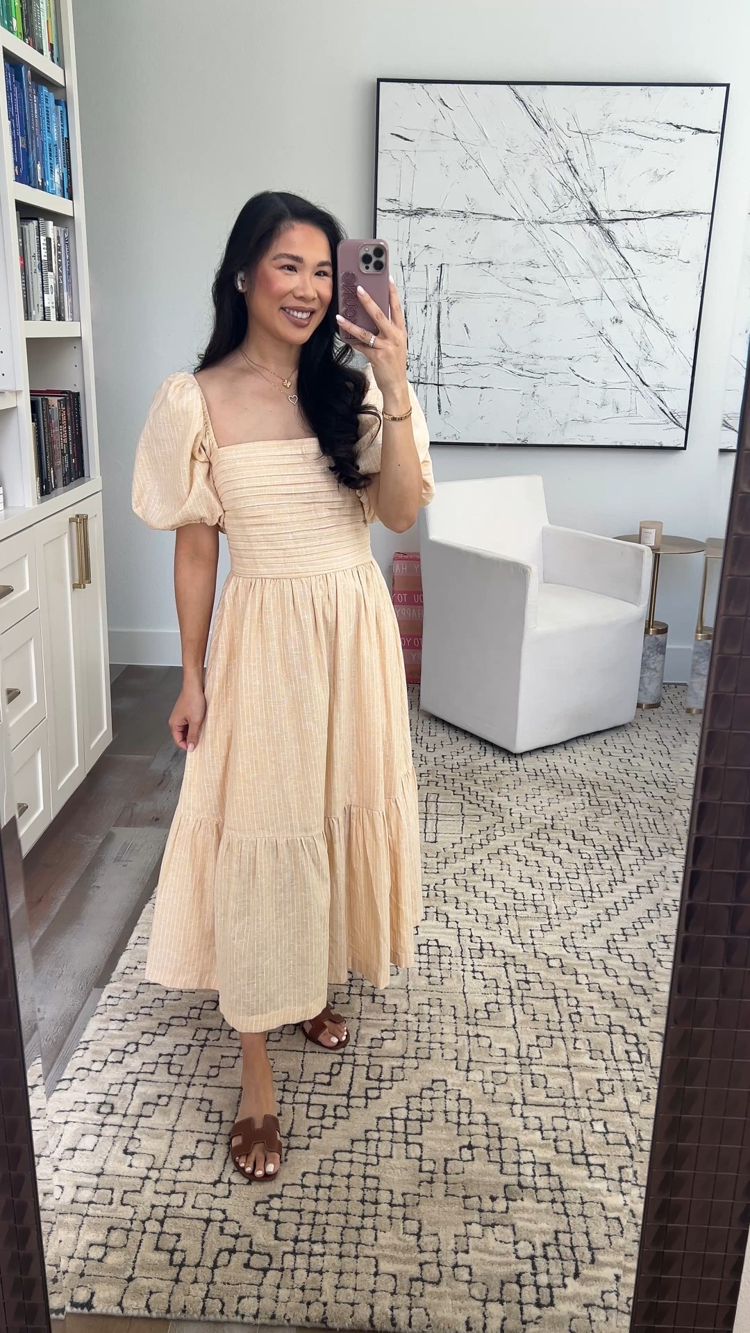 Summer Mom outfit with a Linen cotton blend dress on sale for 25% off with an additional 15% off using code SUMMERAF. Wearing size XS Petite. Also linking my makeup used from the westman atelier foundation to my favorite setting powder and lip combo. Liner is muted mauve and lipstick is she’s unapologetic  

#LTKSaleAlert #LTKPetite