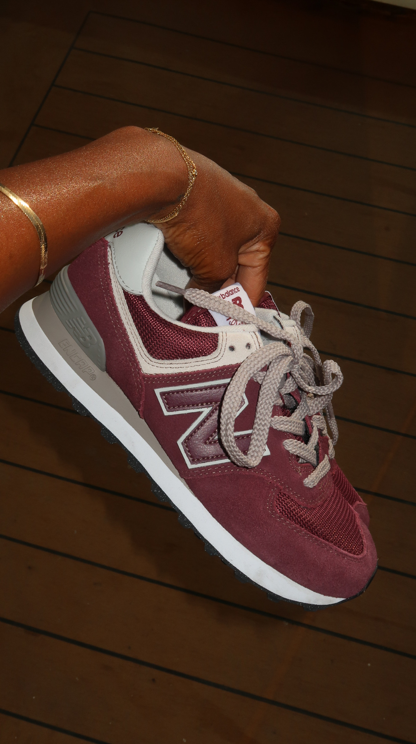 New Balances are such a comfy shoe and I love this burgundy color way. Such an easy way to integrate color into your daily wardrobe for your active days. 
 IG & YT: kirasfashionfinds TT: kiraabboud📍Miami
 

 #LTKSaleAlert #LTKStyleTip #LTKShoeCrush
