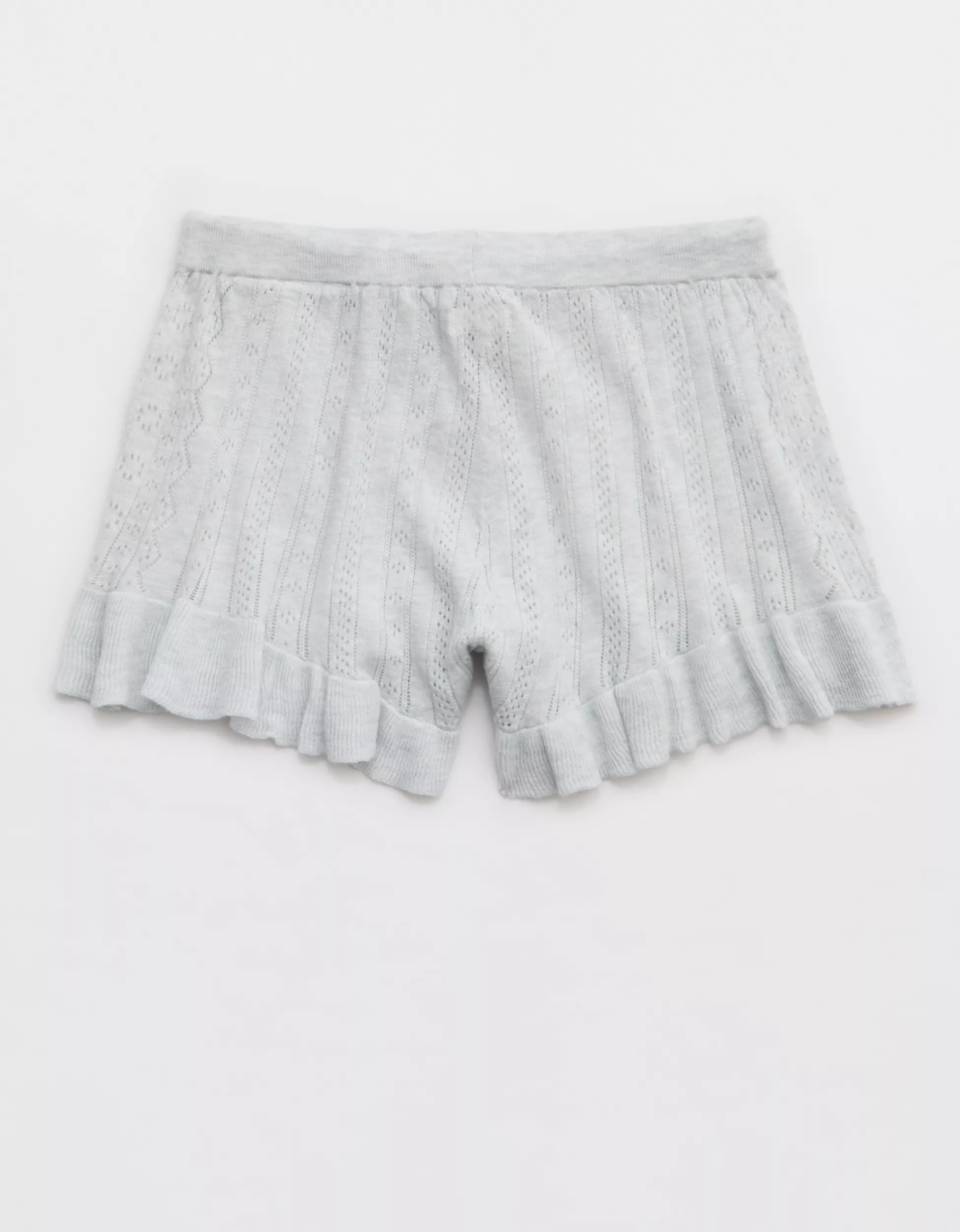 Aerie x Emily + Meritt Pointelle Sweater Short | Aerie