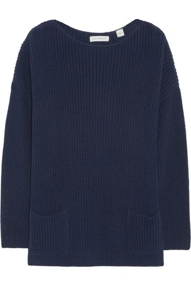 Oversized knitted cotton sweater | NET-A-PORTER (UK & EU)