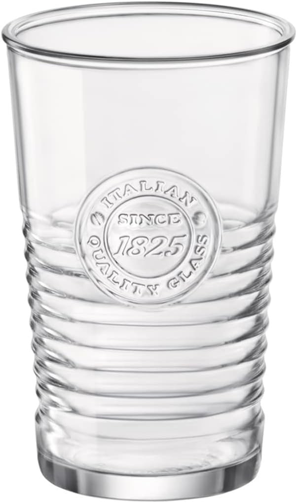 Bormioli Rocco Officina1825 Cooler Glass, 16 oz, Clear (Pack of 6) | Amazon (US)