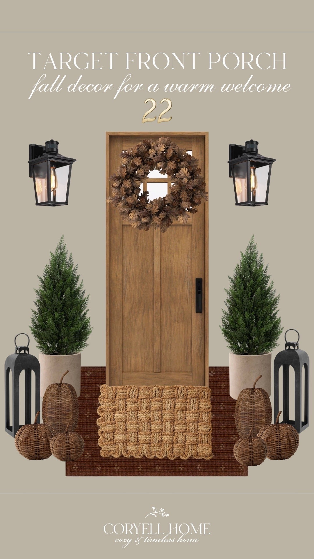 Target front porch for fall 🍂 Absolutely loving so many of these finds from the fall Target collections. This fall front porch styling is classic, seasonal, and perfectly layered 🤍

#LTKHome #LTKSeasonal