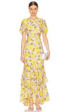 FAITHFULL THE BRAND Esperanza Midi Dress in Isadora Floral from Revolve.com | Revolve Clothing (Global)