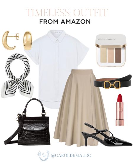 Here's a timeless outfit that you can wear in spring! Great for wearing on vacation!
#petitestyle #classylook #springfashion #traveloutfit #capsulewardrobe

#LTKSeasonal #LTKitbag #LTKstyletip