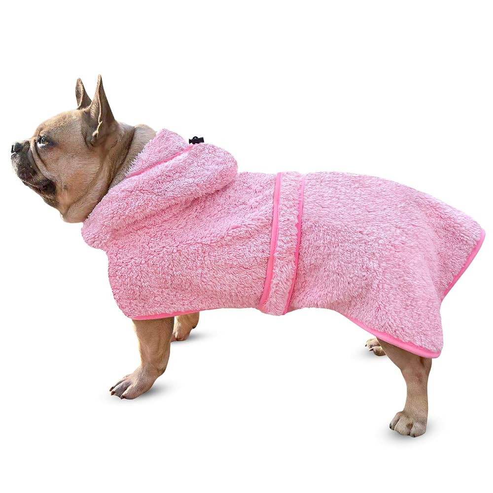 Bienbee Soft Dog Bathrobe，Super Absorbent & Quick-Drying Dog Robe with Hood, Cozy Drying Coat f... | Amazon (US)
