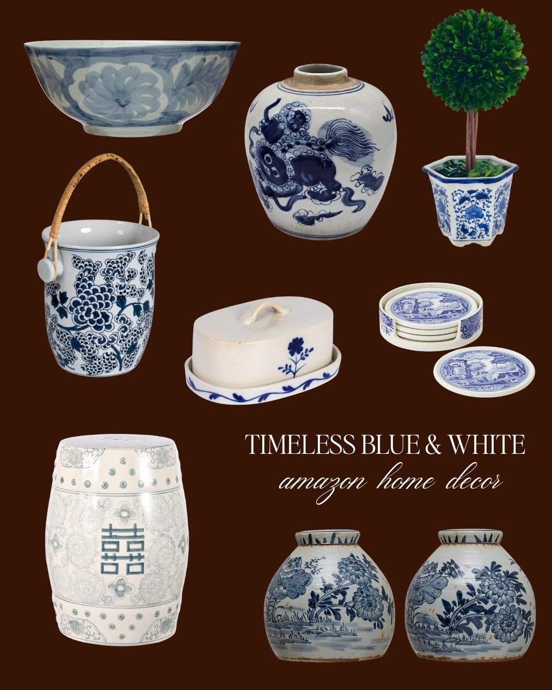 Timeless blue and white home decor. Nancy Meyers aesthetic  

#LTKHoliday