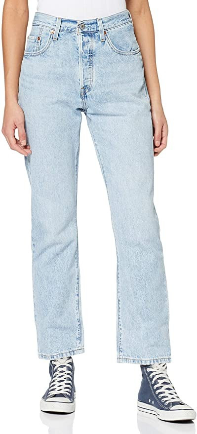 Levi's Women's 501 Crop Straight Jeans | Amazon (UK)