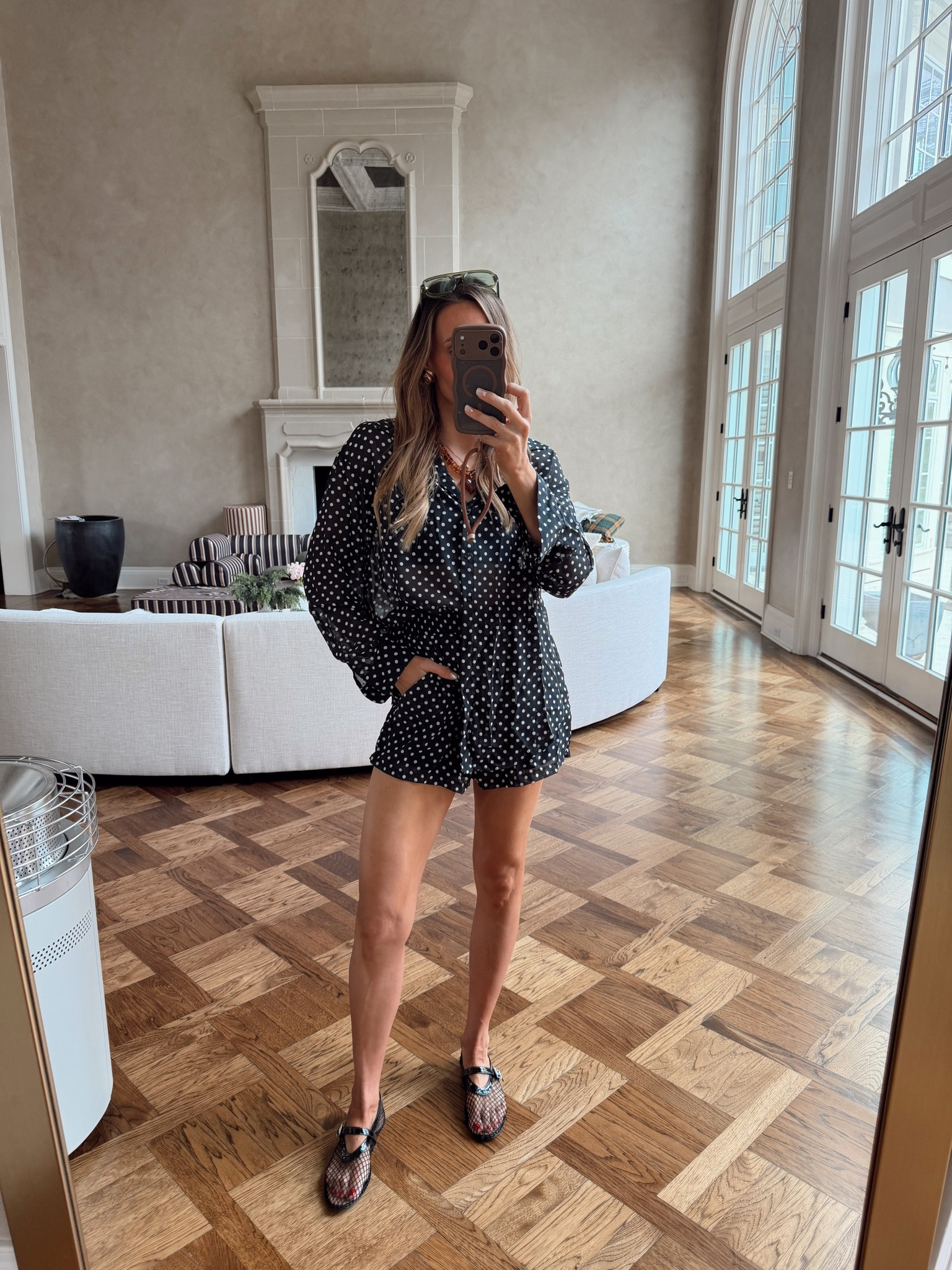 Took this polkadot set with me on our spring break trip! It was perfect🖤 could be a cute pool cover-up or even a dinner fit! ￼

#LTKgrwm #LTKootd #LTKmomlife