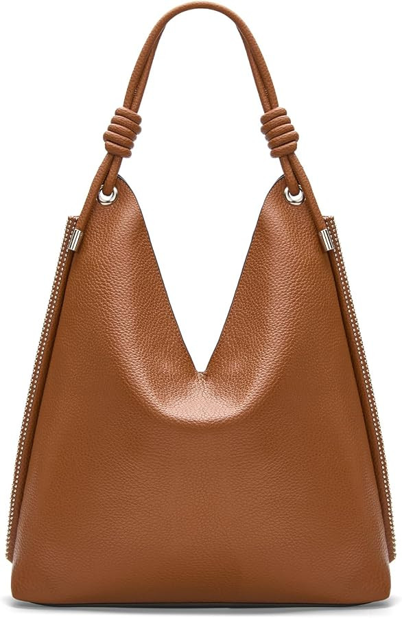 Montana West Hobo Purse for Women, Large Slouchy Vegan Leather Shoulder Bag | Amazon (US)