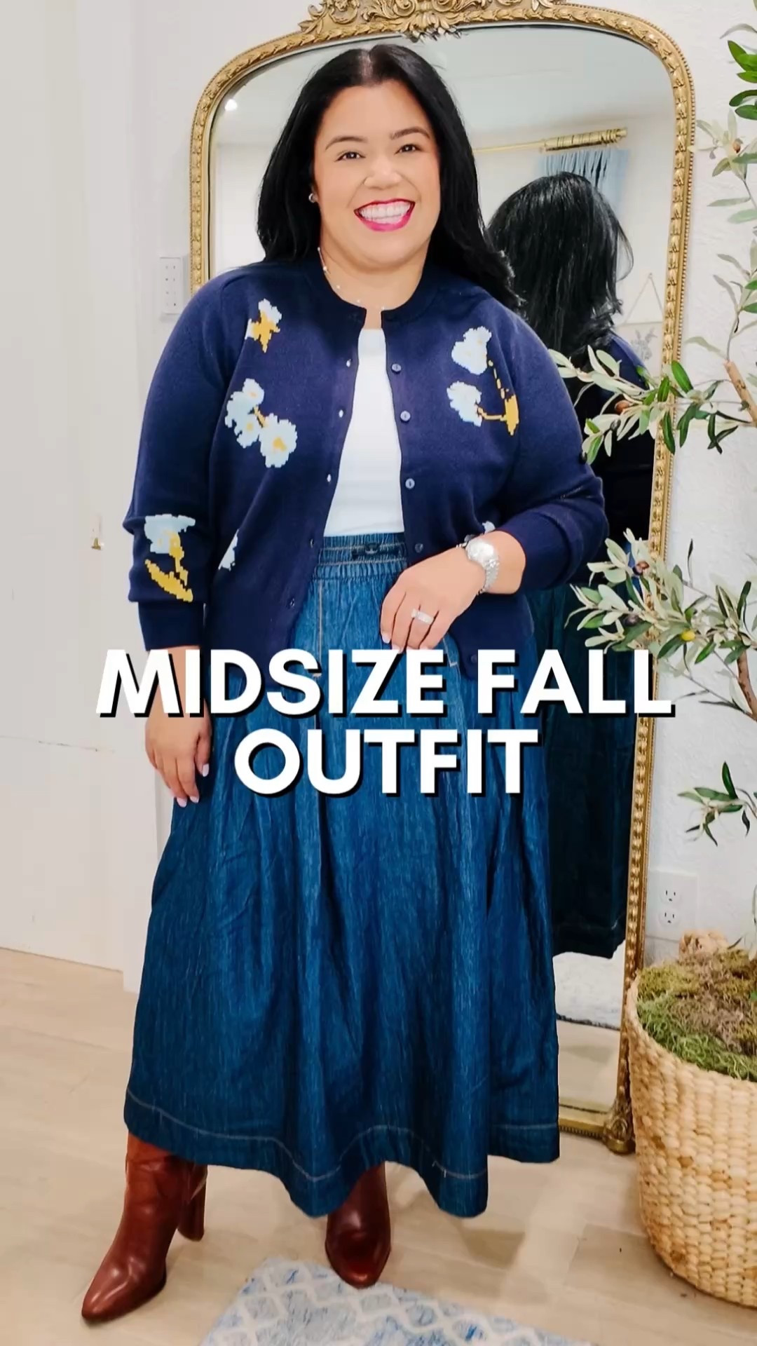 Loving the new arrivals at Walmart. This denim skirt and floral cardigan are so cute. The length is perfect. I’m 5’1” wearing an XL.

Denim dress, denim skirt, denim, fall outfit ideas, Walmart fashion, Free Assembly, midsize, plus size, smiles and pearls 

#LTKMidsize #LTKPetite #LTKOver40