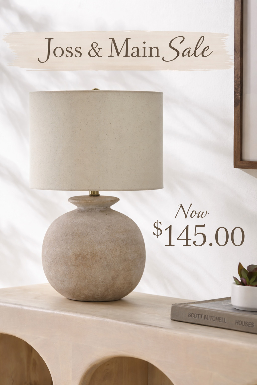 Table  Lamp| Joss&Main

Add rustic charm to your space with the Arboles accent lamp 🤍
Crafted from durable resin with a linen shade, it brings a warm, inviting glow to any room.
 

 #LTKSeasonal #LTKHome #LTKSaleAlert